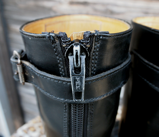 ゴールドトップブーツ uk9 27cm 27.5cm ロッカーズ バイカー カフェ