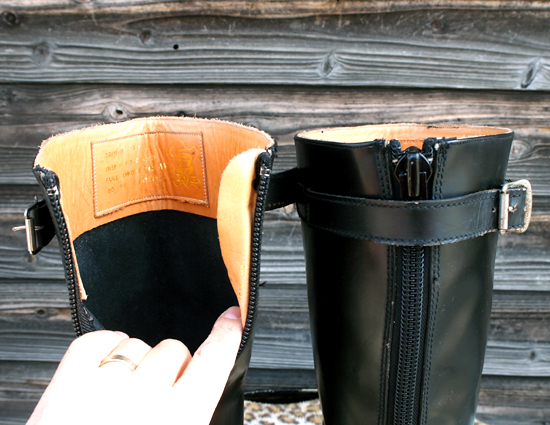 ゴールドトップブーツ uk10 28cm 28.5cm ロッカーズ バイカー