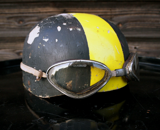 スタジアム ヘルメット クルーザー 60年代 英国製 イギリス ビンテージ