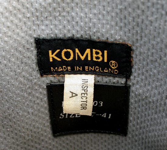 英国製 ヴィンテージ コンビ レザー ブーツ イングランド ロッカーズ