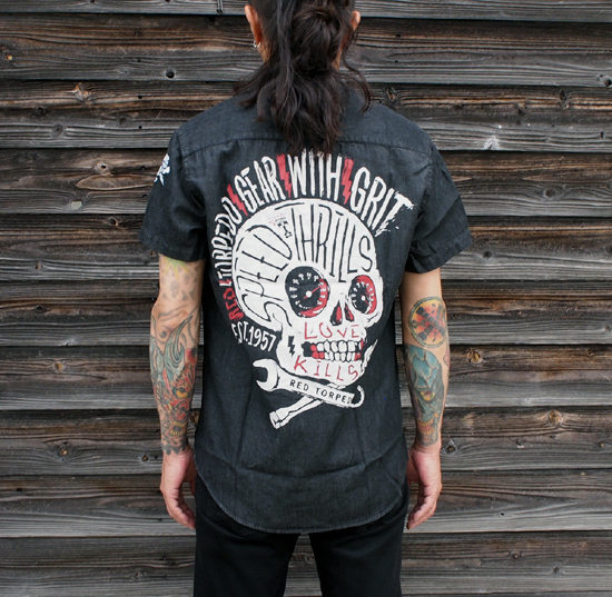 <img class='new_mark_img1' src='https://img.shop-pro.jp/img/new/icons29.gif' style='border:none;display:inline;margin:0px;padding:0px;width:auto;' />Red Torpedo Speed Punk Short Sleeve Shirt