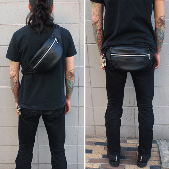 BARKBOX オリジナル ボールチェーン レザー ウエスト バッグ ベリー