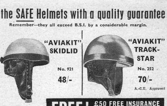 アヴィアキット ルイスレザー ヘルメット 英国製 50年代 イギリス