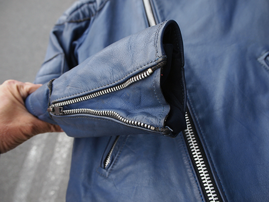 TT LEATHERSの買取 70s ライトニングタイプ ライダース ブルー系
