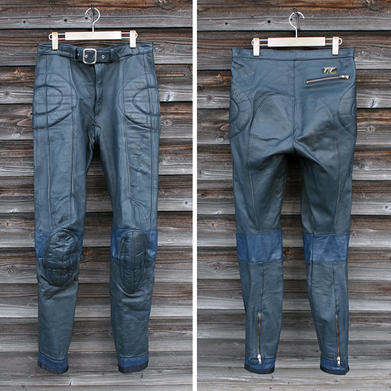 パンツ BARKBOX Slim Paddeed Leather Troursers バークボックス 20周年記念 オリジナル レザー スリム パンツ