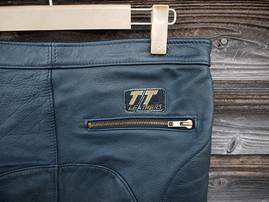TT Leathers Padded Slim Leather Trousers 
