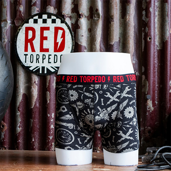 <img class='new_mark_img1' src='https://img.shop-pro.jp/img/new/icons55.gif' style='border:none;display:inline;margin:0px;padding:0px;width:auto;' />Red Torpedo AO Lets Go Underwear (Black/Grey)