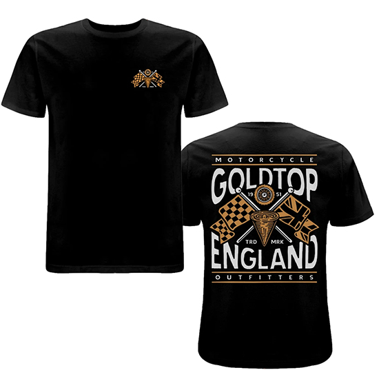 <img class='new_mark_img1' src='https://img.shop-pro.jp/img/new/icons5.gif' style='border:none;display:inline;margin:0px;padding:0px;width:auto;' />GOLDTOP England T-Shirt #006 - Black