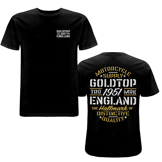 <img class='new_mark_img1' src='https://img.shop-pro.jp/img/new/icons5.gif' style='border:none;display:inline;margin:0px;padding:0px;width:auto;' />GOLDTOP England T-Shirt #007 - Black