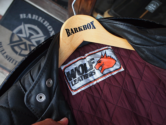 Wolf leather hot sale motorcycle jacket