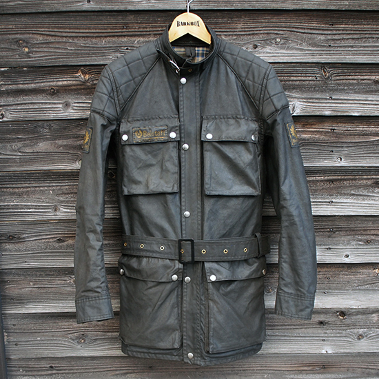 <img class='new_mark_img1' src='https://img.shop-pro.jp/img/new/icons5.gif' style='border:none;display:inline;margin:0px;padding:0px;width:auto;' />Vintage Belstaff Trialmaster Wax Cotton Jacket (36) ojk-31