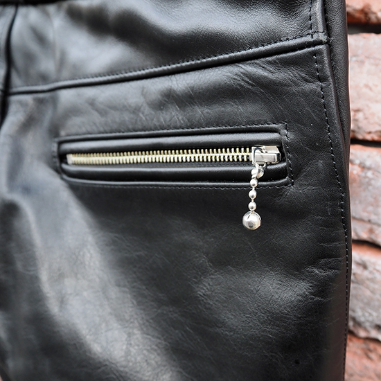 BARKBOX オリジナル レザー スリム パンツ バイカー ハードコア パンク