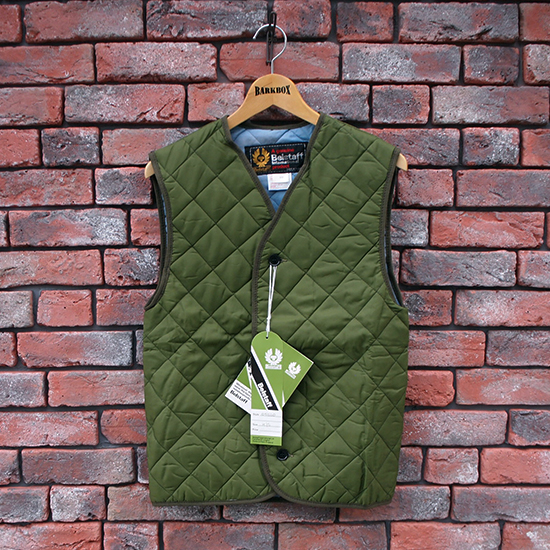 <img class='new_mark_img1' src='https://img.shop-pro.jp/img/new/icons5.gif' style='border:none;display:inline;margin:0px;padding:0px;width:auto;' />Deadstock Belstaff Quilted Bodywarmer Gilet (XS) bel-006