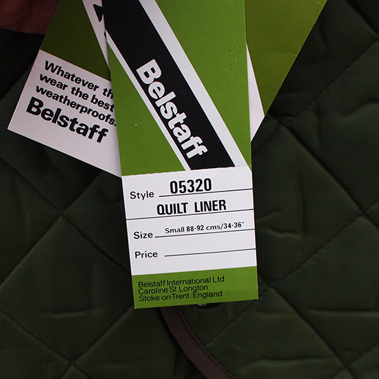 Belstaff ベルスタッフ デッドストック 80年代 新品 在庫 英国製