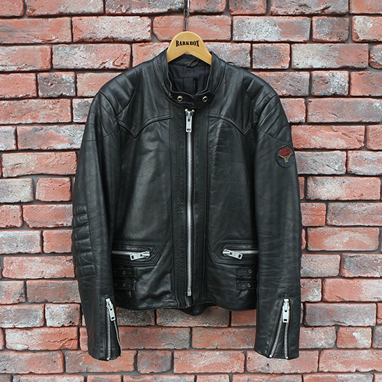 英国製 ヴィンテージ シングル レザージャケット 36 Kett Leathers