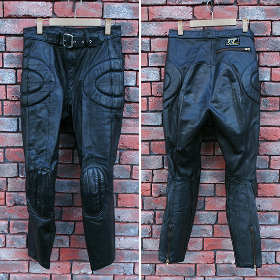 <img class='new_mark_img1' src='https://img.shop-pro.jp/img/new/icons5.gif' style='border:none;display:inline;margin:0px;padding:0px;width:auto;' />TT Leathers Padded Slim Leather Trousers (32) vlp-35