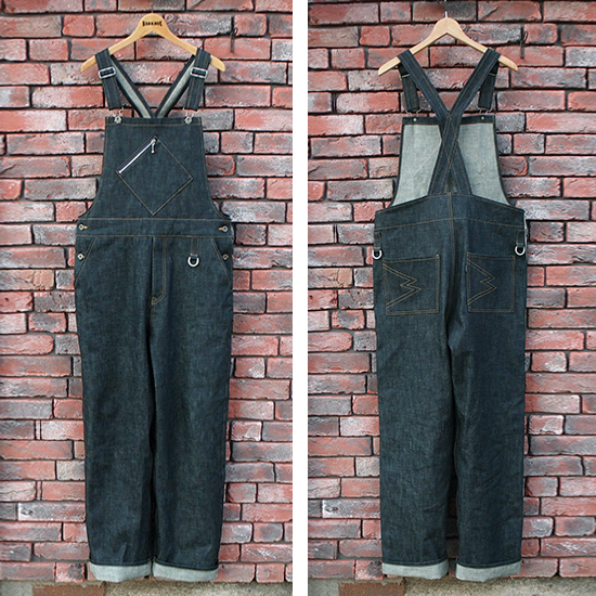 <img class='new_mark_img1' src='https://img.shop-pro.jp/img/new/icons5.gif' style='border:none;display:inline;margin:0px;padding:0px;width:auto;' />BARKBOX 14oz Selvedge Denim Bib & Brace Dungarees