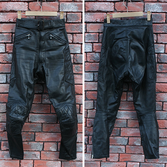 <img class='new_mark_img1' src='https://img.shop-pro.jp/img/new/icons5.gif' style='border:none;display:inline;margin:0px;padding:0px;width:auto;' />Rivetts London Motorcycle Padded Leather Trousers (26-27) vlt-37