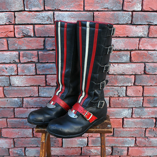 <img class='new_mark_img1' src='https://img.shop-pro.jp/img/new/icons5.gif' style='border:none;display:inline;margin:0px;padding:0px;width:auto;' />Ashmans 6-Buckles Long Leather Boots (UK/10.5) ukb-330