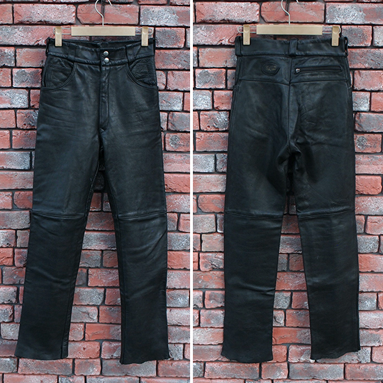 <img class='new_mark_img1' src='https://img.shop-pro.jp/img/new/icons5.gif' style='border:none;display:inline;margin:0px;padding:0px;width:auto;' />Vintage Lewis Leathers Slim Leather Trousers (28) vlt-39