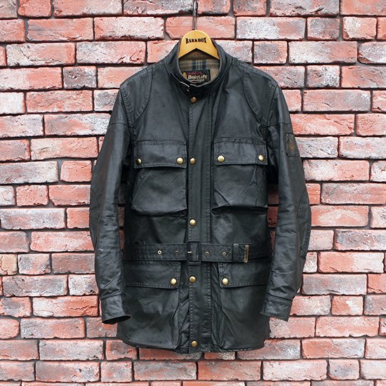 <img class='new_mark_img1' src='https://img.shop-pro.jp/img/new/icons47.gif' style='border:none;display:inline;margin:0px;padding:0px;width:auto;' />Vintage Belstaff Trialmaster Wax Cotton Jacket (38-40) ojk-37