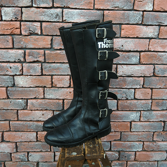 <img class='new_mark_img1' src='https://img.shop-pro.jp/img/new/icons47.gif' style='border:none;display:inline;margin:0px;padding:0px;width:auto;' />FRANK THOMAS 5-Buckles Side Zip Boots (UK/6) ukb-343