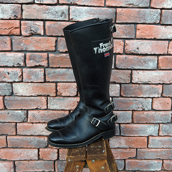 Frank thomas vintage motorcycle boots best sale