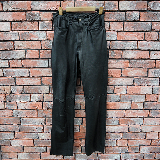 <img class='new_mark_img1' src='https://img.shop-pro.jp/img/new/icons5.gif' style='border:none;display:inline;margin:0px;padding:0px;width:auto;' />TT Leathers Straight Slim Leather Trousers (29) vlt-41