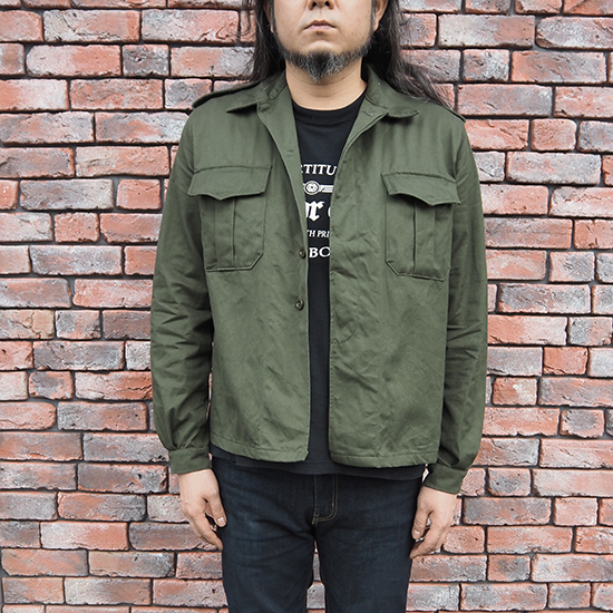 極上ヴィンテージ 軍シャツ 長袖 ベルギー軍 リアル ミリタリー ロング