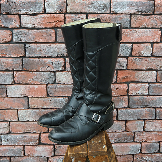 <img class='new_mark_img1' src='https://img.shop-pro.jp/img/new/icons47.gif' style='border:none;display:inline;margin:0px;padding:0px;width:auto;' />Vintage Trophy 80 Wool Lining Quilted Boots (UK/7.5) ukb-351