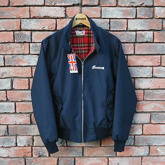 <img class='new_mark_img1' src='https://img.shop-pro.jp/img/new/icons5.gif' style='border:none;display:inline;margin:0px;padding:0px;width:auto;' />BARKBOX Navy Harrington Jacket (Made by Toxico London)