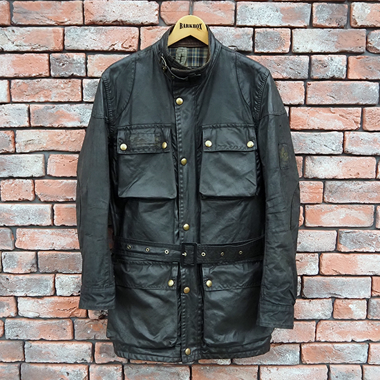 <img class='new_mark_img1' src='https://img.shop-pro.jp/img/new/icons5.gif' style='border:none;display:inline;margin:0px;padding:0px;width:auto;' />Vintage Belstaff Trialmaster Wax Cotton Jacket (36-38) ojk-39