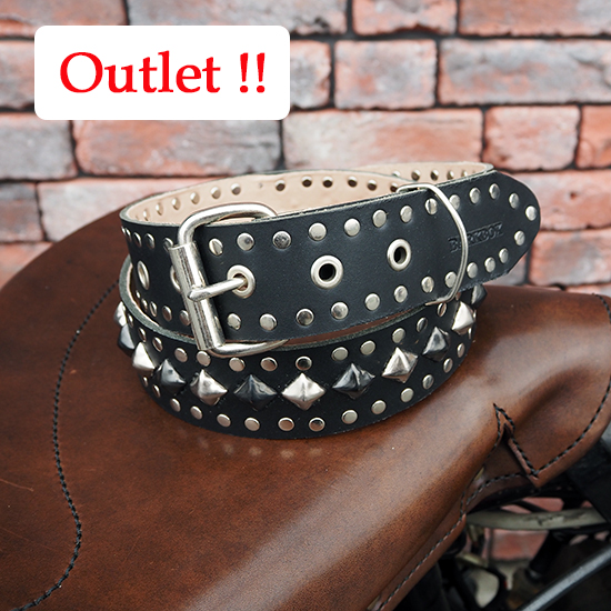 <img class='new_mark_img1' src='https://img.shop-pro.jp/img/new/icons34.gif' style='border:none;display:inline;margin:0px;padding:0px;width:auto;' />OutletWENDY'S  BARKBOX Studs Leather Belt (XL)