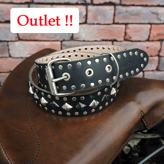 <img class='new_mark_img1' src='https://img.shop-pro.jp/img/new/icons34.gif' style='border:none;display:inline;margin:0px;padding:0px;width:auto;' />OutletWENDY'S  BARKBOX Studs Leather Belt (L)