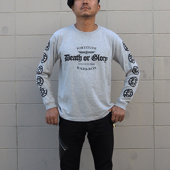 <img class='new_mark_img1' src='https://img.shop-pro.jp/img/new/icons5.gif' style='border:none;display:inline;margin:0px;padding:0px;width:auto;' />BARKBOX Death or Glory Long Sleeve -Mixed Gray (25ǯǰ)