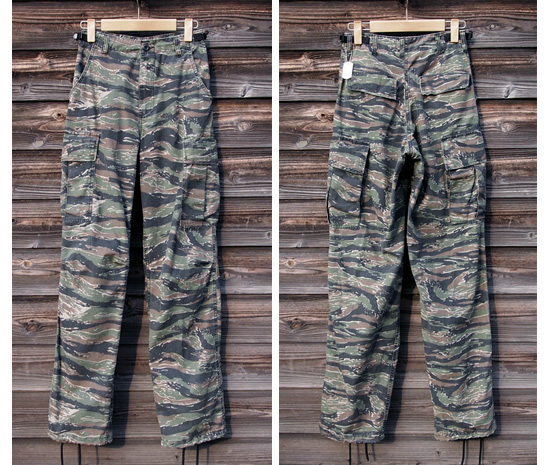 <img class='new_mark_img1' src='https://img.shop-pro.jp/img/new/icons34.gif' style='border:none;display:inline;margin:0px;padding:0px;width:auto;' />Tiger Stripe Hard Vintage Pants (28)