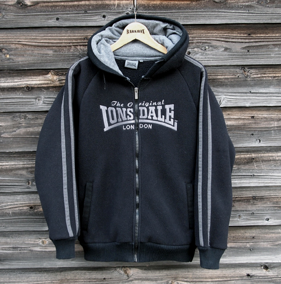 lonsdale zip up hoodie