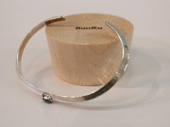 SUNKU（サンク）Triangle Bangle(S) W/Turquoise - JAKSGARAGE ONLINE SHOP