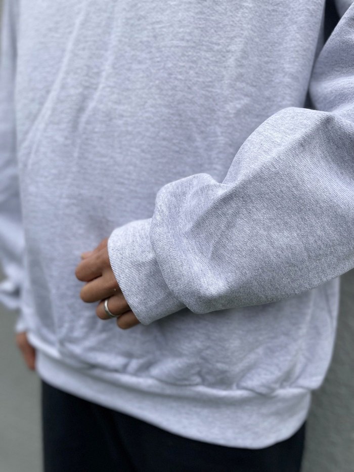 LOS ANGELES APPAREL(ロサンゼルスアパレル)14oz. Heavy Fleece Crewneck Sweat/Ash -  JAKSGARAGE ONLINE SHOP