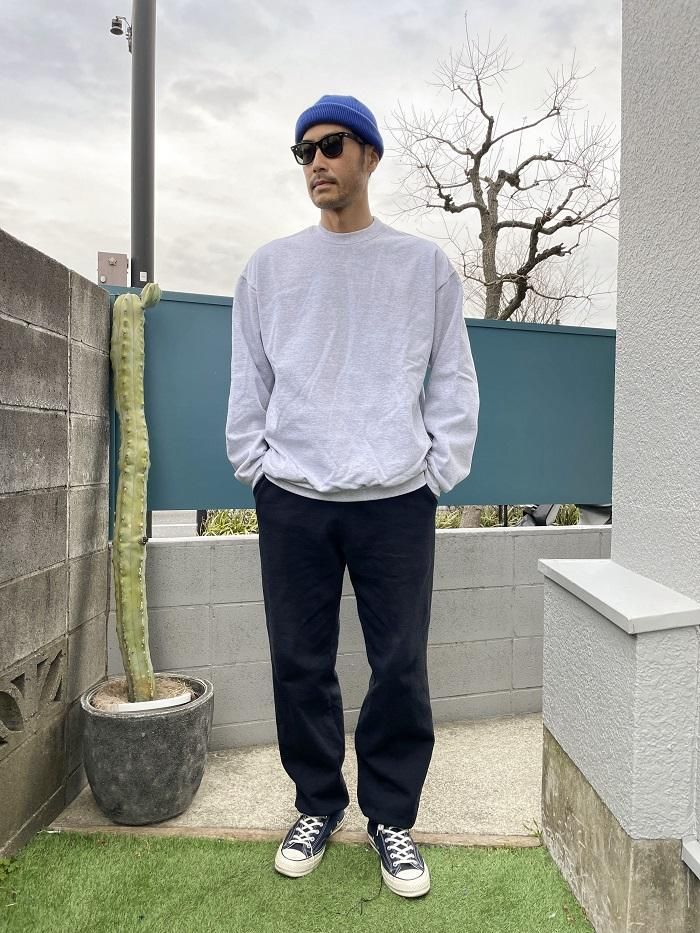 LOS ANGELES APPAREL(ロサンゼルスアパレル)14oz. Heavy Fleece Crewneck Sweat/Ash -  JAKSGARAGE ONLINE SHOP