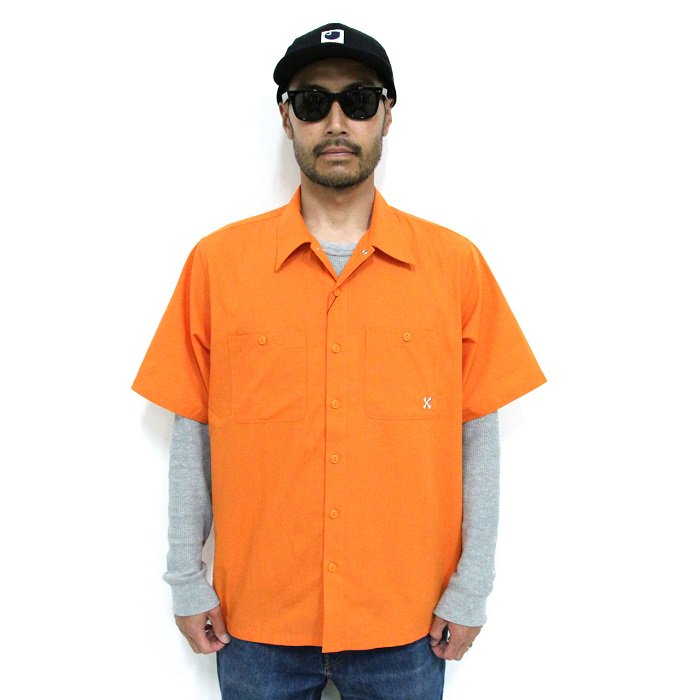 BLUCO(ブルコ)Standard Work Shirts SS/OL-108-022/Orange 