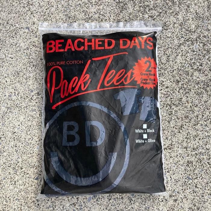 <img class='new_mark_img1' src='https://img.shop-pro.jp/img/new/icons14.gif' style='border:none;display:inline;margin:0px;padding:0px;width:auto;' />BEACHED DAYS(ӡɥǥ)Pack Tee/Black & White