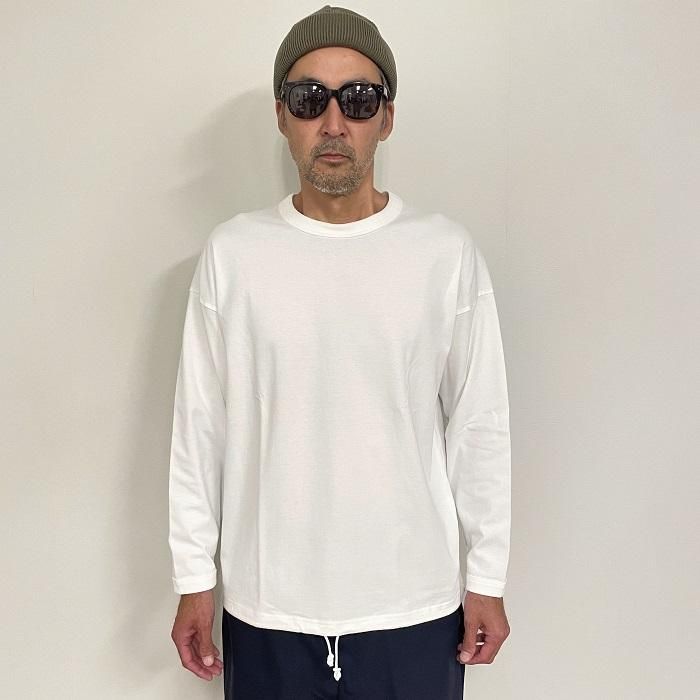 <img class='new_mark_img1' src='https://img.shop-pro.jp/img/new/icons14.gif' style='border:none;display:inline;margin:0px;padding:0px;width:auto;' />JACKMAN(åޥ)Grace Himo LS T-Shirts/JM5079/White