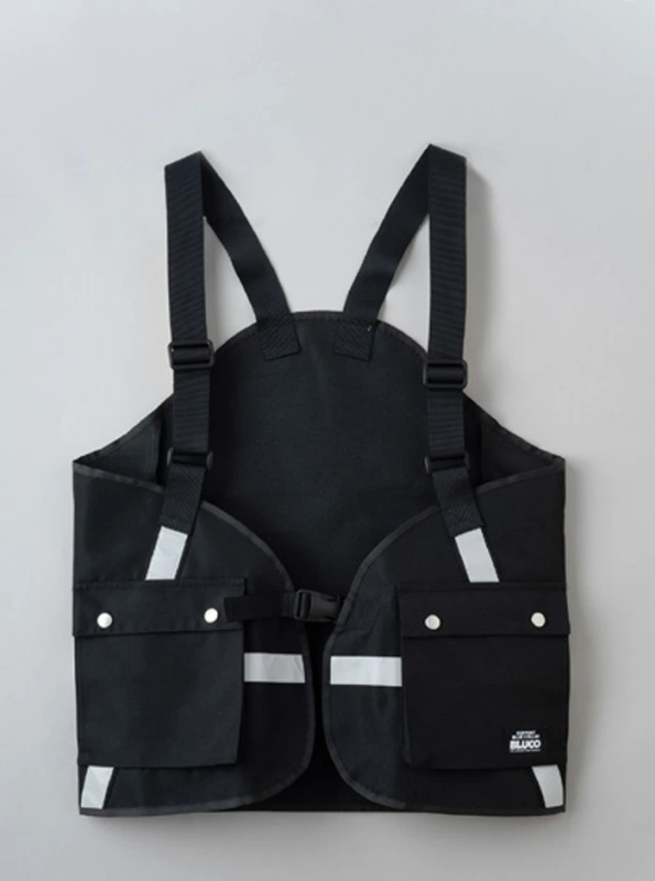 <img class='new_mark_img1' src='https://img.shop-pro.jp/img/new/icons14.gif' style='border:none;display:inline;margin:0px;padding:0px;width:auto;' />BLUCO(ブルコ)Utility Vest-Reflector-/1306/Black
