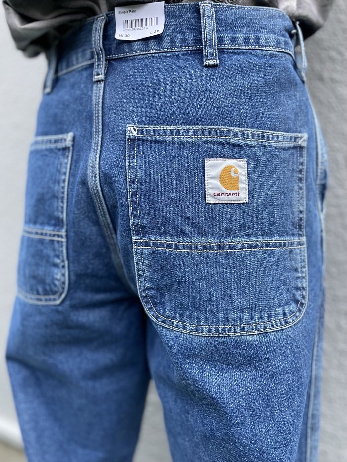 CARHARTT WIP(カーハートダブルアイピー)Simple Pant/Blue(Stone