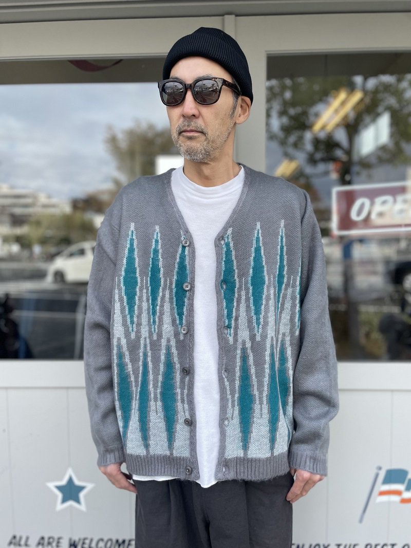 TOWNCRAFT(タウンクラフト)Vintage Pattern Cardigan/柄2 - JAKSGARAGE