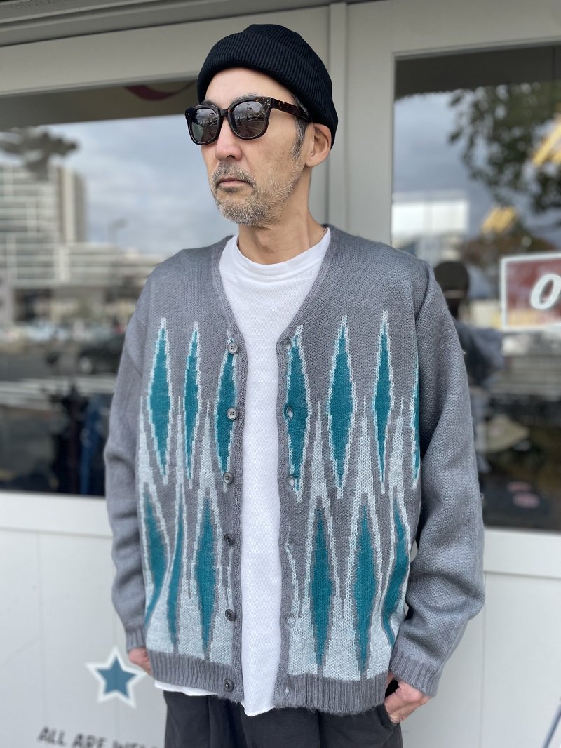 TOWNCRAFT(タウンクラフト)Vintage Pattern Cardigan/柄2 - JAKSGARAGE ONLINE SHOP