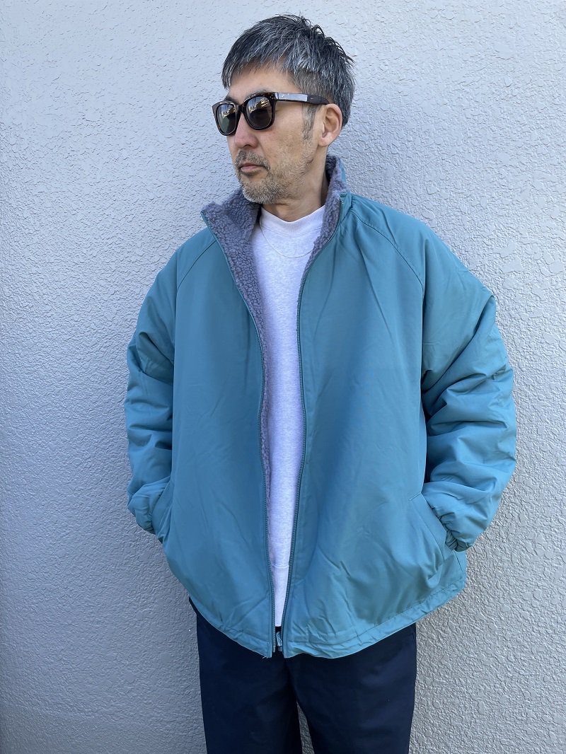 Beimar(ビーマー)Reversible Boa Jacket/別注/Turquoise - JAKSGARAGE ONLINE SHOP