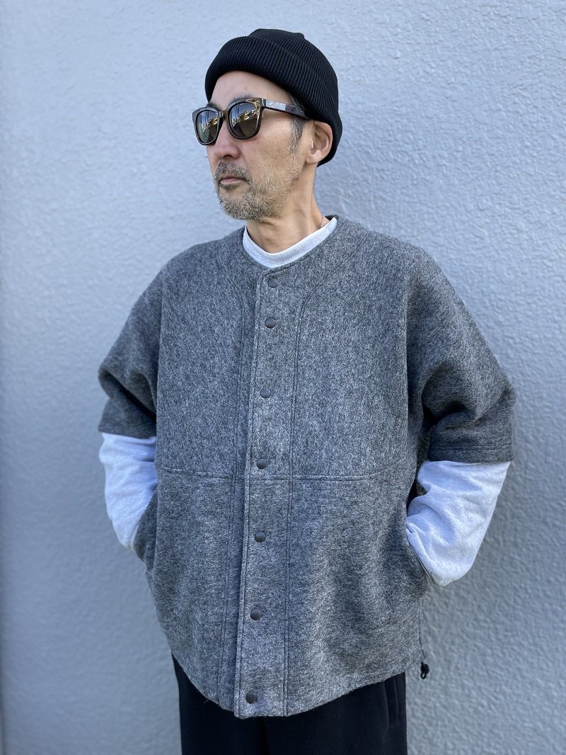 JACKMAN(ジャックマン)Wool Watch Shirts/Heather Gray/JM8375 - JAKSGARAGE ONLINE  SHOP