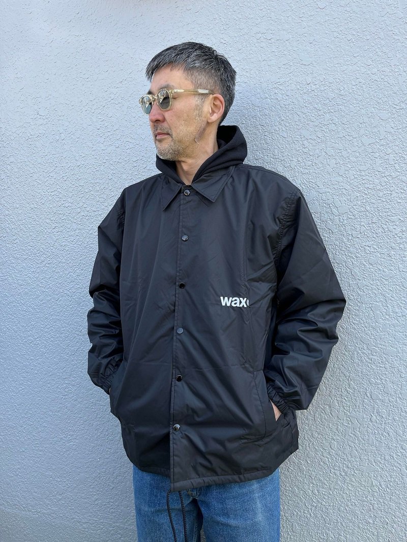 WAX(ワックス)Wax Coach Jacket/Black - JAKSGARAGE ONLINE SHOP